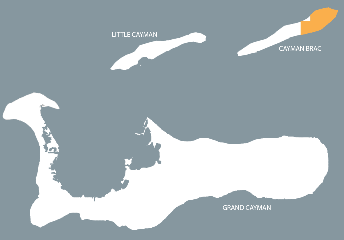 Cayman Brac East Map