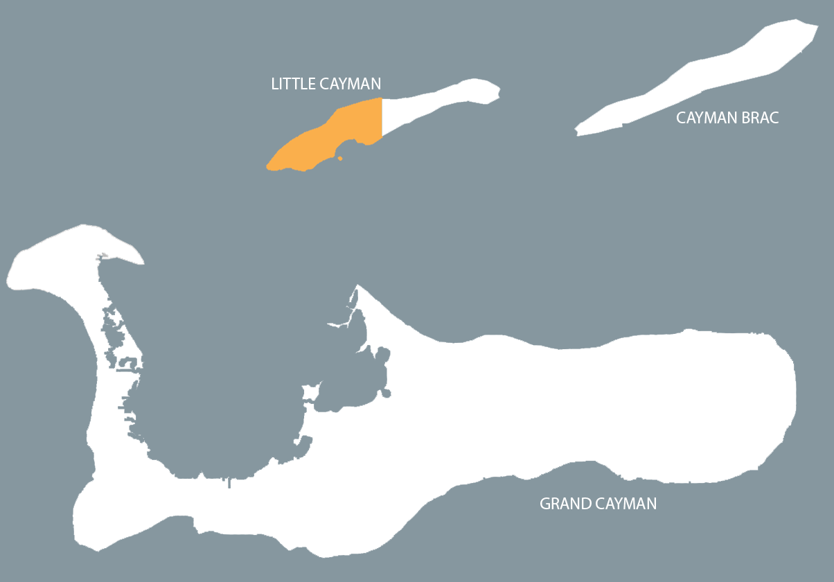 Little Cayman West Map